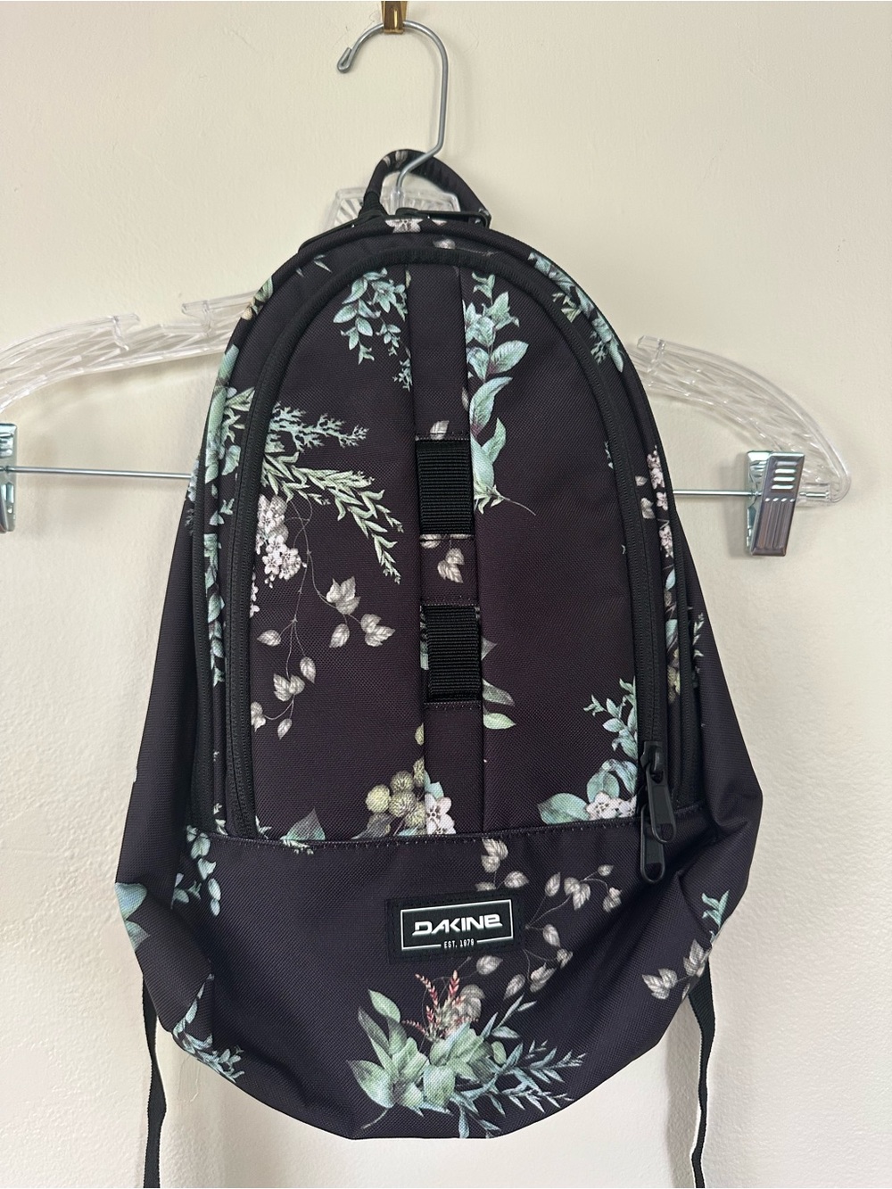 Dakine Black Floral Print Backpack